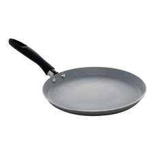 Imagem de TAPIOQUEIRA DE INDUÇÃO EM ALUMÍNIO REVESTIMENTO CERÂMICO GRANILITE CINZA 22CM - WOLFF - Rojemac Impotacao E Exportacao Ltda