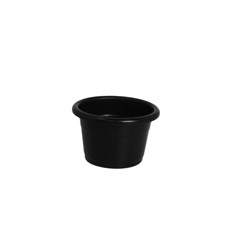 Imagem de VASO PREMIUM PARA PLANTAS EM POLIPROPILENO PRETO 7X12CM - ATACAPLAST - Atacaplast Comercio E Distribuidora Ltda