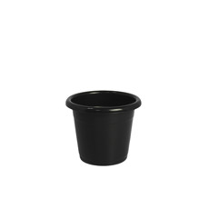 Imagem de VASO PREMIUM PARA PLANTA EM PLÁSTICO PRETO 12X14CM - ATACAPLAST - Atacaplast Comercio E Distribuidora Ltda