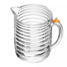 Imagem de LEITEIRA LITTLE BEE 595ML EM CRISTAL 13X15X10CM - LYOR - Coliseu Presentes Ltda
