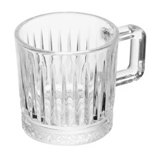 Imagem de XÍCARA DE CAFÉ DELI DIAMOND 90ML EM VIDRO 7X8X6CM - LYOR - Coliseu Presentes Ltda