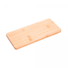 Imagem de BANDEJA RETANGULAR EM BAMBU COM PÉ NATURE 2,5X24X11CM - LYOR - Coliseu Presentes Ltda