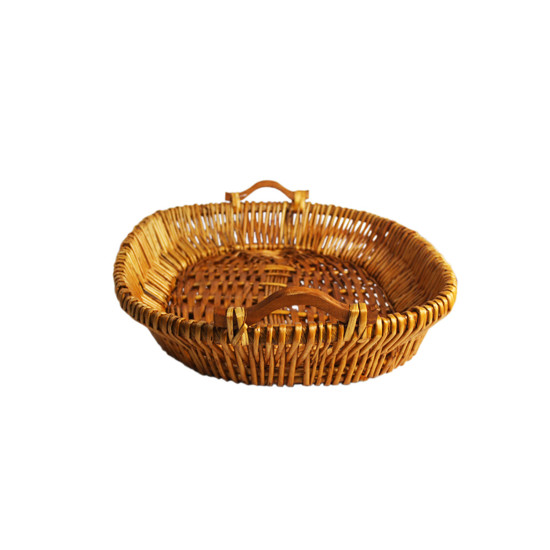 Imagem BANDEJA OVAL GRANDE DECORATIVA EM PALHA 14,5X70X50CM - ENTRECASA