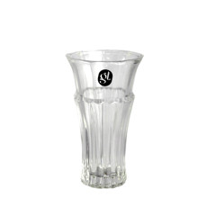 Imagem de VASO DECORATIVO ESTRIADO EM VIDRO 15X9X9CM - GRILLO - Grillo Ltda