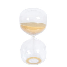 Imagem de AMPULHETA 25 MINUTOS DECORATIVA EM VIDRO 21X10X10CM - GRILLO - Grillo Ltda