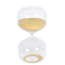 Imagem de AMPULHETA 30 MINUTOS DECORATIVA EM VIDRO 22,5X11X11CM - GRILLO - Grillo Ltda