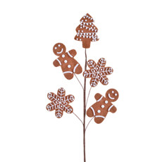Imagem de HASTE DECORATIVA DE GINGER NUDE EM POLIÉSTER E METAL 57X17X3CM - GRILLO - Grillo Ltda