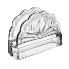 Imagem de PORTA GUARDANAPOS BELLE EPOQUE EM CRISTAL ECOLÓGICO 10X12X4CM - LYOR - Coliseu Presentes Ltda