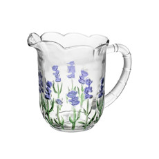 Imagem de JARRA DE CRISTAL LAVANDA HAND PAINTING 20X23X15CM - LYOR - Coliseu Presentes Ltda