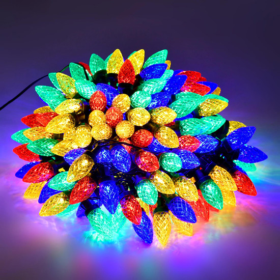 Imagem CORDÃO DECORATIVO COM 200 LEDS COLORIDOS BIVOLT 8 FUNÇÕES 20M - GRILLO