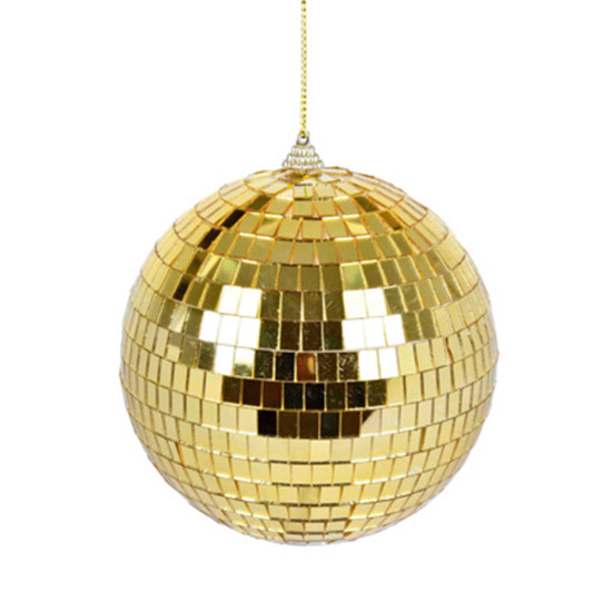Imagem BOLA NATALINA ESPELHADA DOURADA 12CM - GRILLO