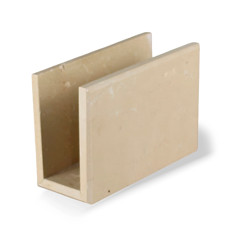 Imagem de PORTA-GUARDANAPO DE MÁRMORE BEGE 10X15X6CM - CROSS - Cross Comercial Ltda