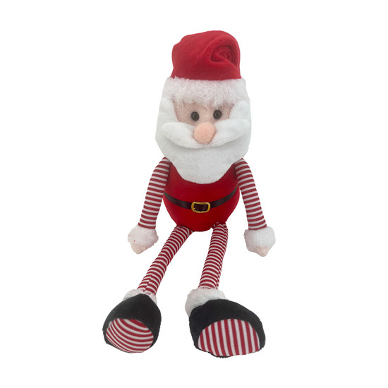 Imagem PAPAI NOEL PERNA LONGA DECORATIVO DE ALGODÃO 33X12CM - TUUT