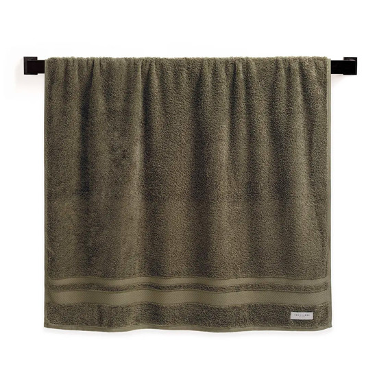 Imagem TOALHA DE BANHO 100% ALGODÃO LORENZI OLIVA 140X70CM - TRUSSARDI