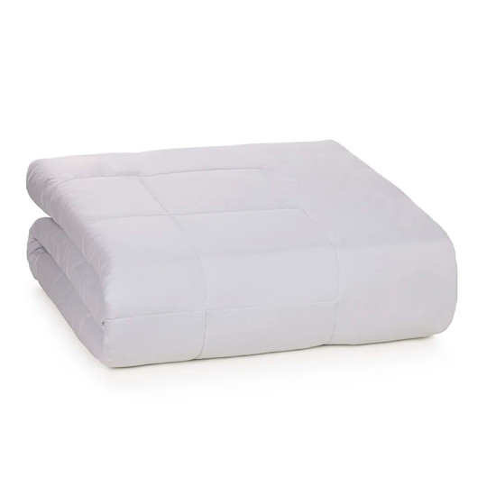 Imagem EDREDOM VINCI BRANCO CASAL 200 FIOS 100% ALGODÃO 250X220CM - TRUSSARDI