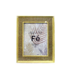 Imagem de PORTA-RETRATO DECORATIVO EM MADEIRA BEGE 15X20CM - DCARTE - Dcarte Importacao E Exportacao Ltda