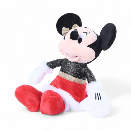 Imagem MINNIE NATALINA DE PELÚCIA DE POLIÉSTER 30X25X9,5CM - CROMUS