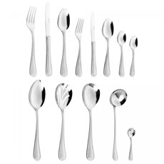 Imagem de FAQUEIRO 101 PEÇAS DE AÇO INOX COM CAIXA LITOGRAFADA PÉROLA - WOLFF - Rojemac Impotacao E Exportacao Ltda