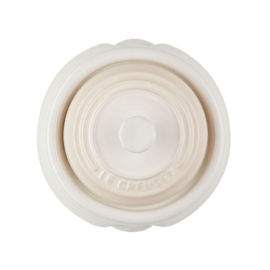 Imagem POTE DE CERÂMICA BRANCO PARA ALHO 12X10X7CM - LE CREUSET