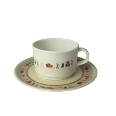 Imagem de XÍCARA E PIRES DE MALAMINA 11X15X15CM - GRILLO - Grillo Ltda