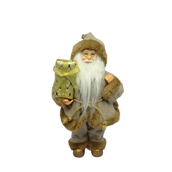 Imagem PAPAI NOEL DECORATIVO DE POLIÉSTER E PLÁSTICO 30X15X10CM - GRILLO