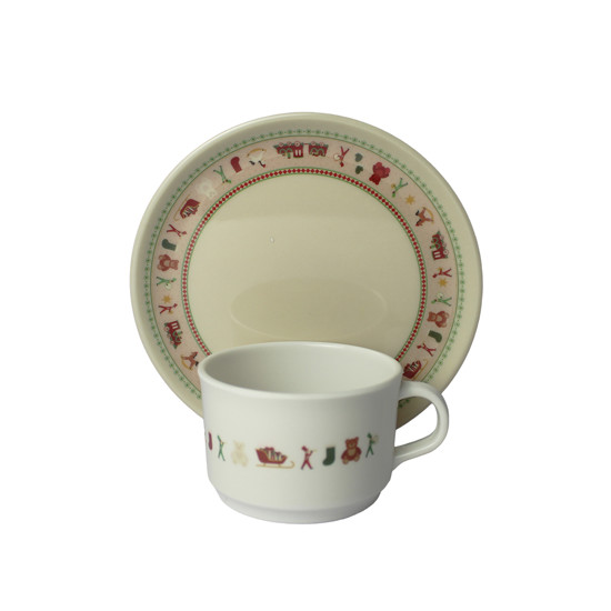 Imagem XÍCARA E PIRES DE MALAMINA 11X15X15CM - GRILLO