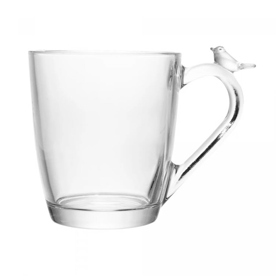 Imagem CANECA BIRD 300ML DE CRISTAL 11X13X8CM - WOLFF