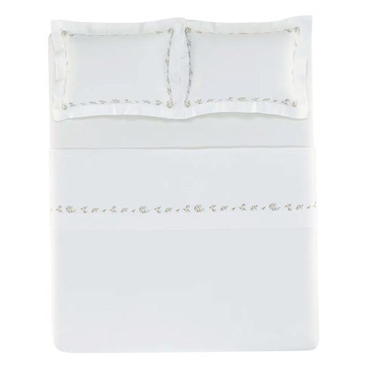 Imagem JOGO DE CAMA QUEEN 300 FIOS 100% ALGODÃO EGÍPCIO ZAGARA - TRUSSARDI