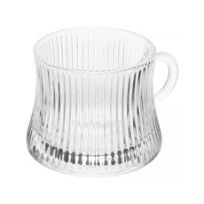 Imagem de CANECA LINES 160ML DE VIDRO 7X7X4,6CM - LYOR - Coliseu Presentes Ltda