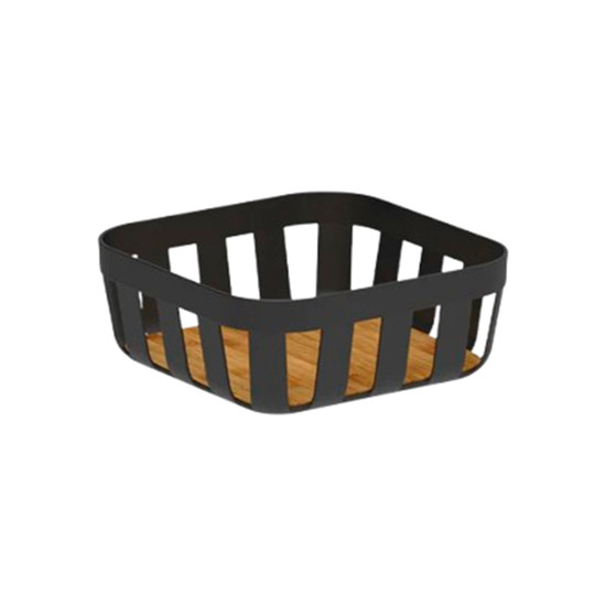 Imagem CESTO DE PÃO LINHA LUME DE POLIPROPILENO E BAMBU 9,25X24X24CM - OU