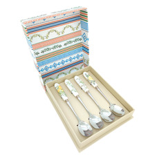 Imagem de CONJUNTO LIMONE 4 COLHERES DE SOBREMESA EM AÇO INOX 15,5CM - TUUT - Yangzi Brasil Corporation S A 