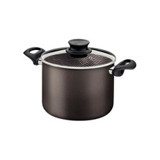 Imagem de CALDEIRÃO PARIS ANTIADERENTE STARFLON MAX CHUMBO COM TAMPA DE VIDRO - TRAMONTINA - Tramontina Nordeste S A