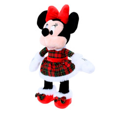 Imagem de MINNIE PELÚCIA NATALINA DE POLIÉSTER 35X20X12CM - CROMUS - Cromus Embalagens Ind E Com Ltda