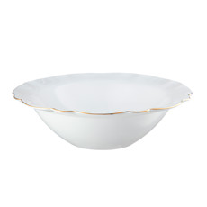 Imagem de BOWL VIDRO OPALINE PLISSÊ GOLD 5,2X17,5CM - TUUT - Yangzi Brasil Corporation S A 