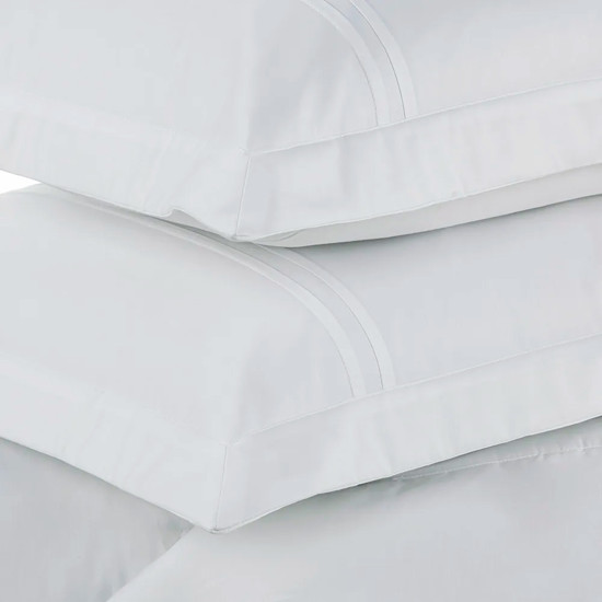 Imagem JOGO DE COLCHA KING 400 FIOS NAXOS BRANCO - TRUSSARDI