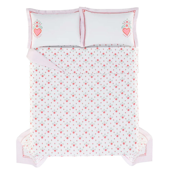 Imagem JOGO DE COLCHA CASAL INFANTIL 300 FIOS DE ALGODÃO LE COLLONE - TRUSSARDI