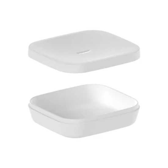 Imagem SABONETEIRA AURA BRANCA DE POLIESTIRENO 3X11X10CM - OU