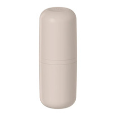 Imagem de PORTA ESCOVA DE DENTE BOLD COR BEGE FECHADO 7,8X7,8X20,5CM - OU - Martiplast Industria E Comercio De Plast