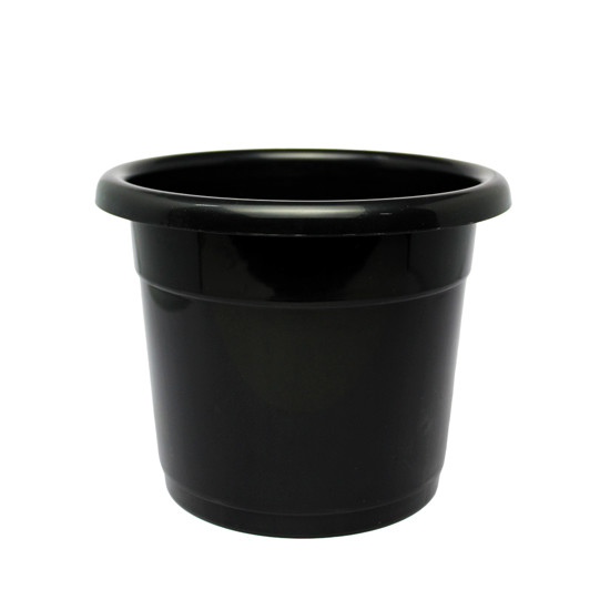 Imagem VASO PRETO DE POLIPROPILENO PARA PLANTA 14X18X18CM - ATACAPLAST