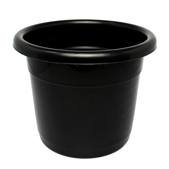 Imagem VASO PRETO DE POLIPROPILENO PARA PLANTA 18X22X22CM - ATACAPLAST