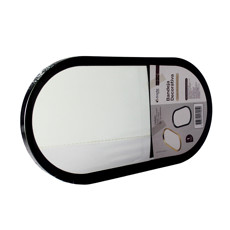 Imagem de BANDEJA OVAL PRETA ESPELHADA DECORATIVA DE POLIPROPILENO E VIDRO 28X15CM - DCARTE - Dcarte Importacao E Exportacao Ltda
