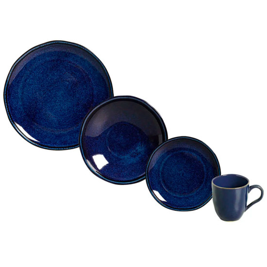 Imagem APARELHO DE JANTAR 16 PEÇAS DE CERÂMICA STONEWARE DAILY HAPPY - PORTO BRASIL 