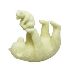 Imagem de URSOS DECORATIVOS DE RESINA CARAMELO 25X13X10CM - ENTRECASA - Inverno Verao Comercio De Modas E Decoracao Eireli