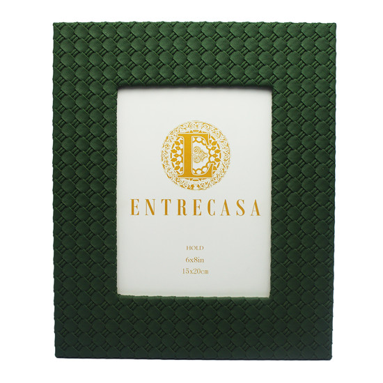 Imagem PORTA RETRATO RETANGULAR DECORATIVO DE MDF VERDE OLIVA 15X20CM - ENTRECASA