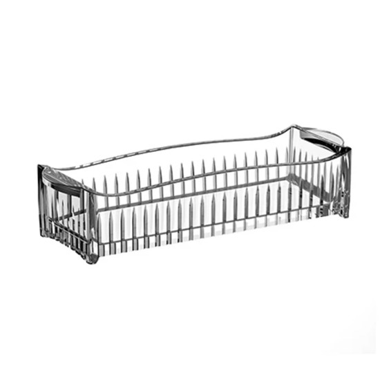 Imagem PORTA-TALHERES EM CRISTAL ECOLÓGICO 6X27X8,5CM - L'HERMITAGE