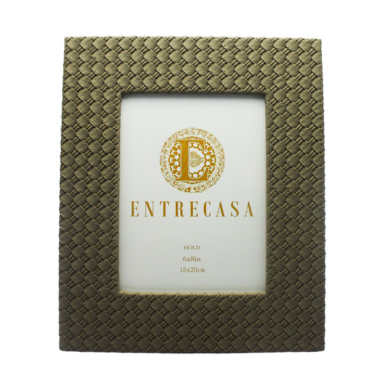 Imagem PORTA RETRATO RETANGULAR DECORATIVO DE MDF CINZA 15X20CM - ENTRECASA