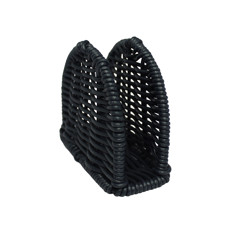 Imagem de PORTA-GUARDANAPO DE FIBRA SINTÉTICA AZUL ESCURO 9X12X5CM - ENTRECASA - Inverno Verao Comercio De Modas E Decoracao Eireli