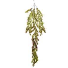 Imagem de PENDENTE DECORATIVO DE PINHO VERDE OUTONADO DE PLÁSTICO MOLDÁVEL 122X25CM - GRILLO - Grillo Ltda