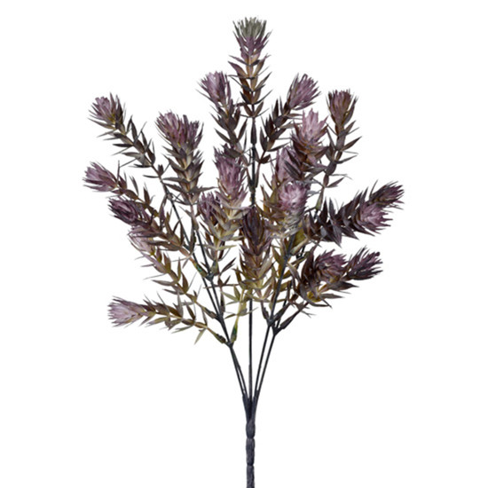 Imagem BUQUÊ DECORATIVO DE GRAMA VINHO DE PLÁSTICO MOLDÁVEL 32X12X12CM - GRILLO