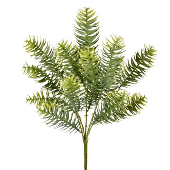 Imagem BUQUÊ DECORATIVO DE PINHO VERDE CLARO DE PLÁSTICO MOLDÁVEL 39X19X19CM - GRILLO